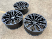 22" Cadillac Escalade V V600 Platinum OEM ORIGINAL wheel rim 2023 2024 2025 NEW Texas Truck Tire