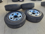 18" Dodge Ram 2500 3500 STEEL chrome OEM 2473 wheels rims MICHELIN LTX A/T2 Texas Truck Tire