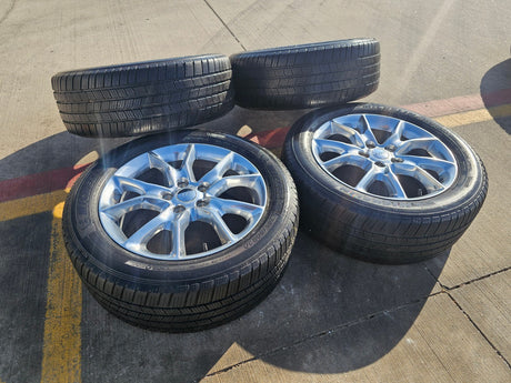 20" Jeep Grand Cherokee OEM wheels rims 9138 Dodge Durango tires MICHELIN Texas Truck Tire