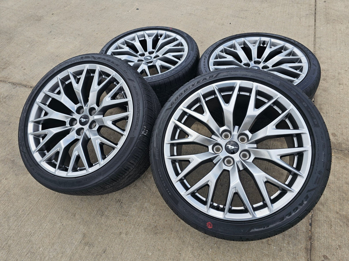 20" Ford Mustang GT OEM 10609 wheels rims tires 2020 2021 2022 2023 2024 2025 Texas Truck Tire