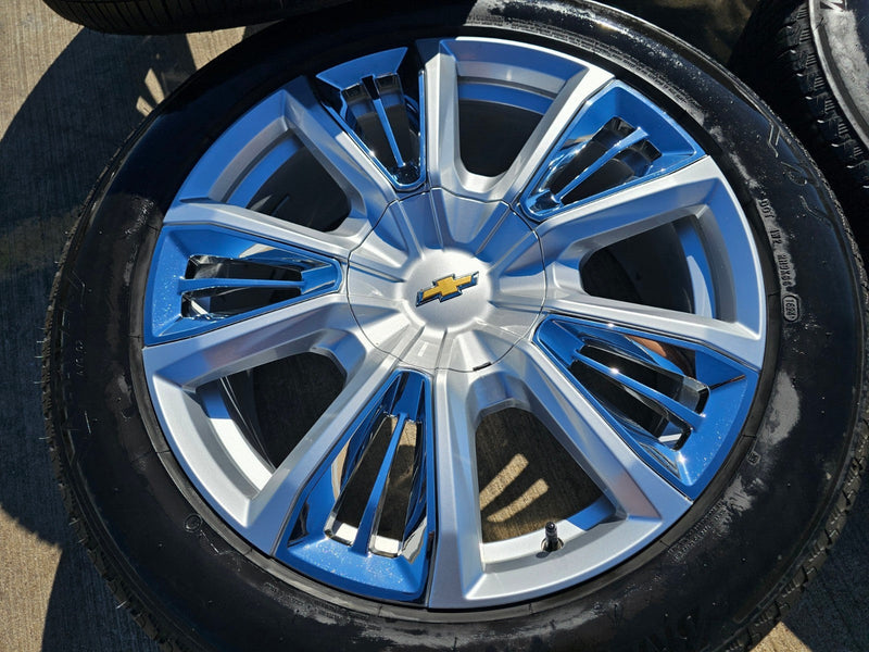 22" Chevy Tahoe RST Premier OEM wheels rims 14046 96951 Silverado Suburban Texas Truck Tire