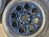 20" Ford F-250 F-350 OEM black TREMOR 10299 10484 wheels rims MICHELIN DEFENDER Texas Truck Tire