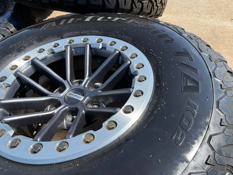 (5) 17" Ford F-150 Raptor OEM rims wheels TRUE BEADLOCK 96450 Expedition BFG 37" Texas Truck Tire
