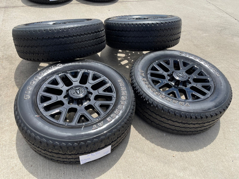 20" Dodge Ram 2500 3500 LARAMIE OEM 51649 wheels rims A/T2 2025 2026 Texas Truck Tire