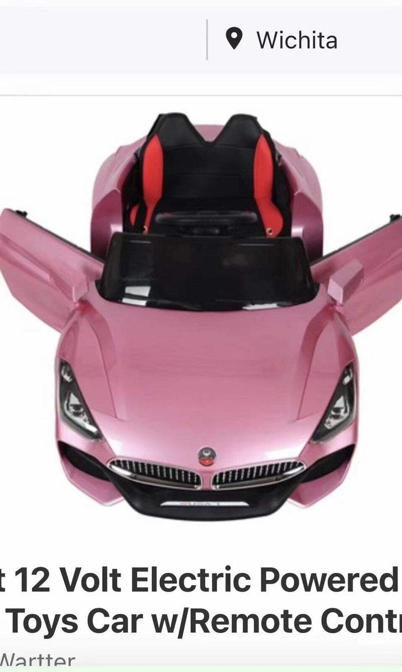 12V Electric Ride-On Car for Kids with Remote Control - Perfect Gift for Children