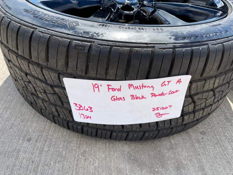 19" Ford Mustang Stealth GT OEM wheels rims 3863 tires CONTINENTAL Texas Truck Tire