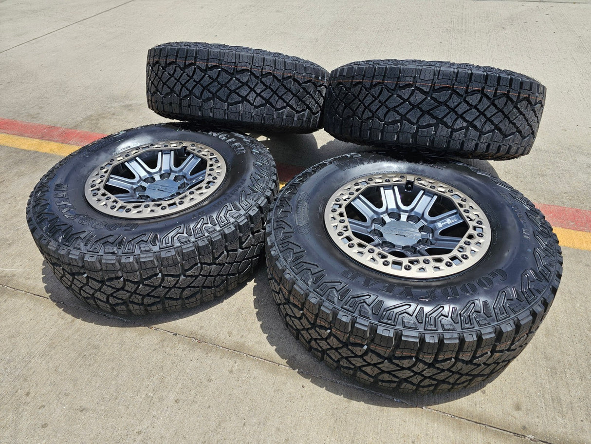 18" Hummer Grazen beadlock EV HEV 2500 OEM wheels rims 2023 2024 2025 2026 NEW Texas Truck Tire