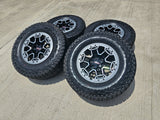 17" GMC Sierra Chevy Silverado OEM Beadlock wheels rims Canyon NEW Texas Truck Tire