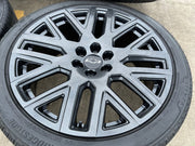 24" Cadillac Escalade Platinum OEM wheels rims tires 2023 2024 2025 2026 NEW Texas Truck Tire