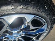 22" Dodge Ram 1500 OEM LIMITED Laramie wheels rims 2685 GRAY 2022 2023 2024 2025 Texas Truck Tire