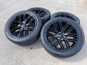 22" Jeep Grand Wagoneer OEM LIMITED 9317 rims wheels RAM 1500 2023 2024 2025 Texas Truck Tire