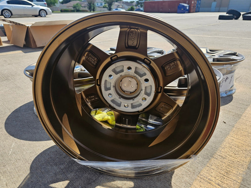 (4) 17" Ford Bronco wheels rims 95292 10383 SASQUATCH Ranger 2024 2025 2026 NEW Texas Truck Tire