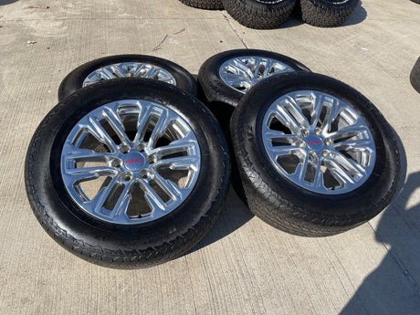 20" GMC Yukon Sierra Tahoe Silverado OEM 2120 14024 wheels rims tires DISCOUNTED Texas Truck Tire