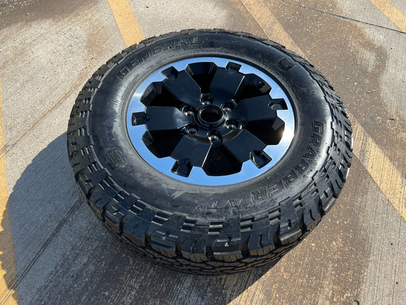(1) 18" Ford Bronco BADLANDS OEM black wheel rim 10282 Ranger Spare tire Texas Truck Tire