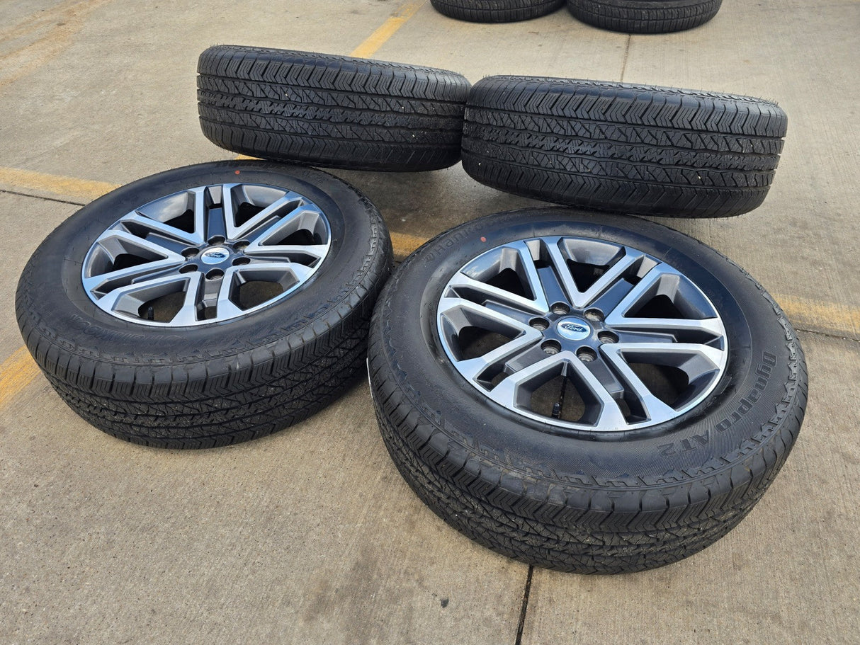 20" Ford F-150 OEM rims wheels 10345 95025 Expedition HANKOOK A/T2 Texas Truck Tire