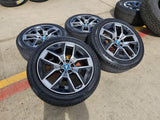 19" BMW OEM 5 Series wheels rims 86710 5x112 G60 i5 2024 2025 2026 NEW GOODYEAR Texas Truck Tire