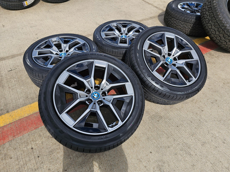 19" BMW OEM 5 Series wheels rims 86710 5x112 G60 i5 2024 2025 2026 NEW GOODYEAR Texas Truck Tire