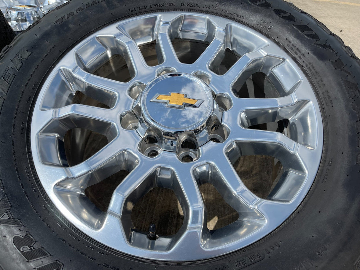 20" Chevy Silverado HIGH COUNTRY GMC Sierra AT4 2500 3500 OEM 95685 wheels rims Texas Truck Tire