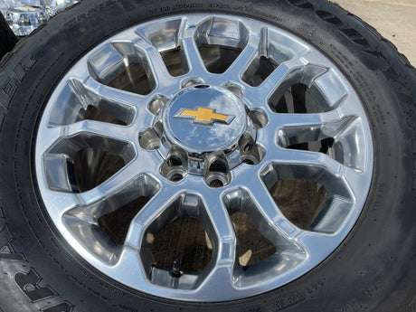 20" Chevy Silverado HIGH COUNTRY GMC Sierra AT4 2500 3500 OEM 95685 wheels rims Texas Truck Tire