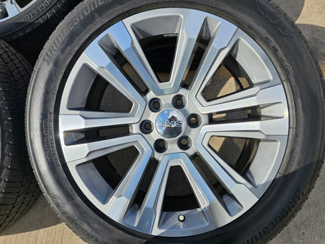 22" GMC Yukon DENALI OEM wheels rims 5822 tires Sierra Texas Truck Tire