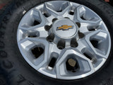18" Chevy Silverado 2500 3500 OEM 5959 wheels rims 2021 2022 2023 2024 2025 Texas Truck Tire