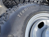 17" Ford F-250 F-350 OEM 3828 wheels rims tires GOODYEAR TERRITORY A/T 33" NEW Texas Truck Tire