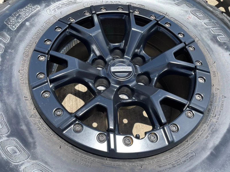 17" Ford F-150 Raptor R OEM BEADLOCK 10460 rims wheels 37" tires BFG Texas Truck Tire