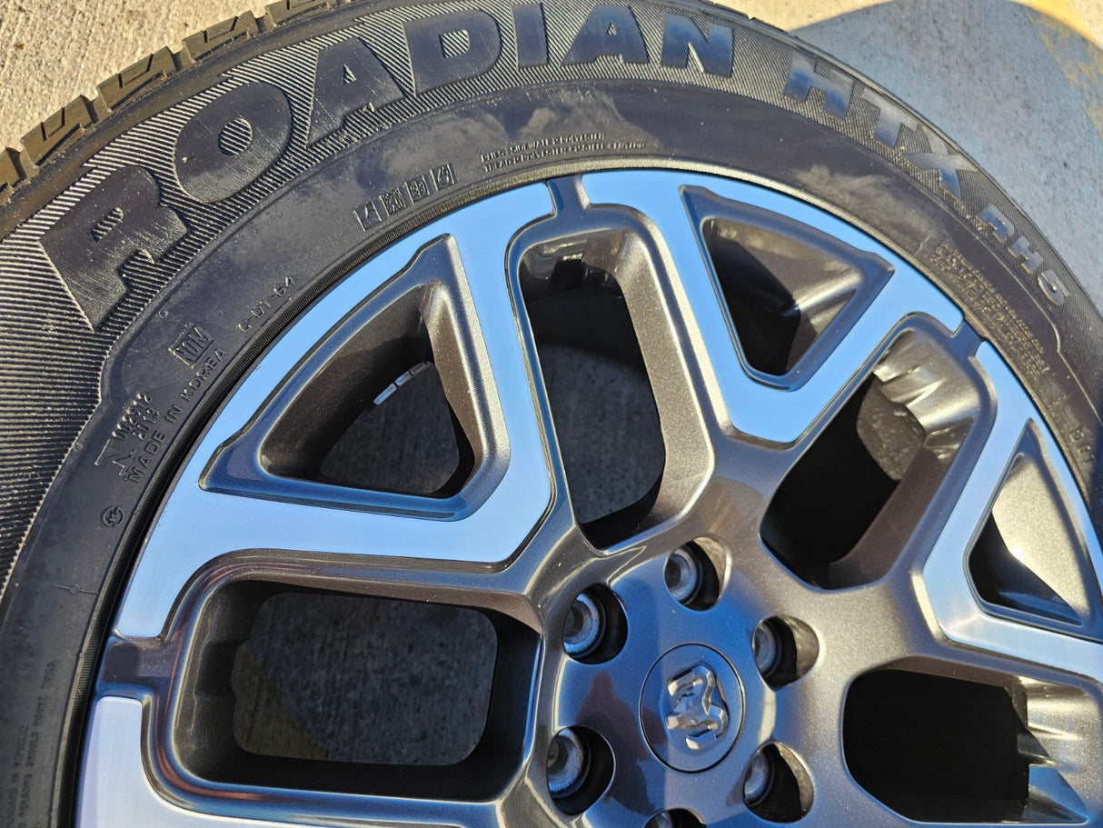 20" Dodge Ram 1500 OEM 94059 Laramie wheel rim 68583860AA Spare 2024 2025 2026 Texas Truck Tire