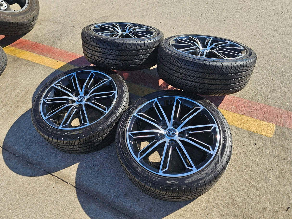 19" Toyota Avalon Camry OEM black wheels rims 75234 Lexus GOODYEAR Texas Truck Tire