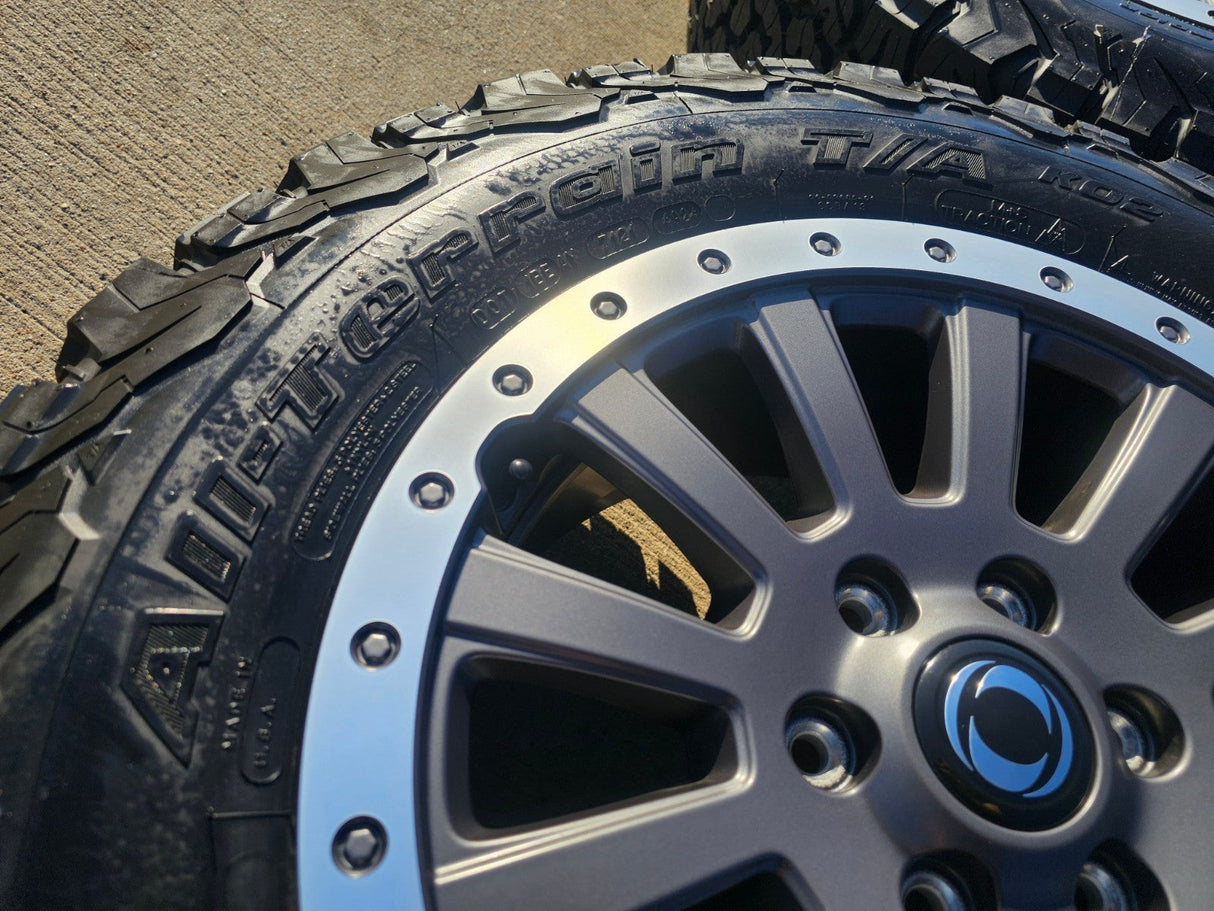 (5) 18" INEOS Grenadier OEM wheels rims Beadlock 2023 2024 2025 2026 NEW BFG Texas Truck Tire