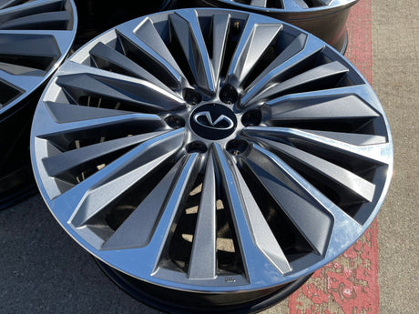 (1) 22" Infiniti QX80 QX56 Nissan Titan Armada OEM 94236 wheel rim 2025 2026 Texas Truck Tire