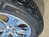 20" Ford F-150 Expedition OEM Lariat rims wheels 10171 tires CHROME NICE SET Texas Truck Tire