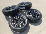 18" Hyundai Santa Cruz OEM wheels rims 95231 180411 Black 2024 2025 2026 A/T NEW Texas Truck Tire