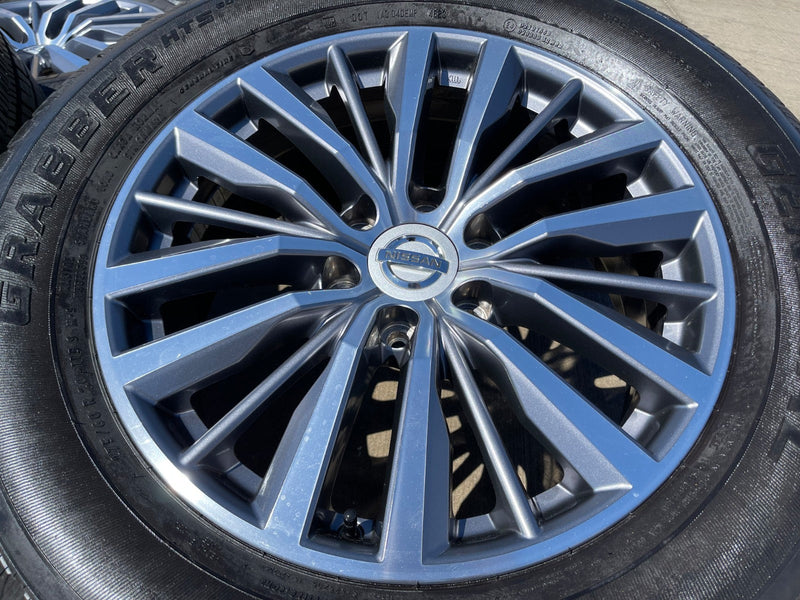 20" Nissan Titan Armada Infiniti QX80 OEM 62858 wheels rims 2023 2024 2025 2026 Texas Truck Tire