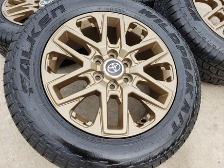20" Toyota Tundra TRD OEM wheels rims BRONZE TSS 95295 Sequoia 2024 2025 NEW Texas Truck Tire