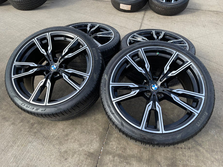 22" BMW X5 X6 X7 OEM 86470 86473 Series wheels rims PIRELLI NEW 2024 2025 2026 Texas Truck Tire