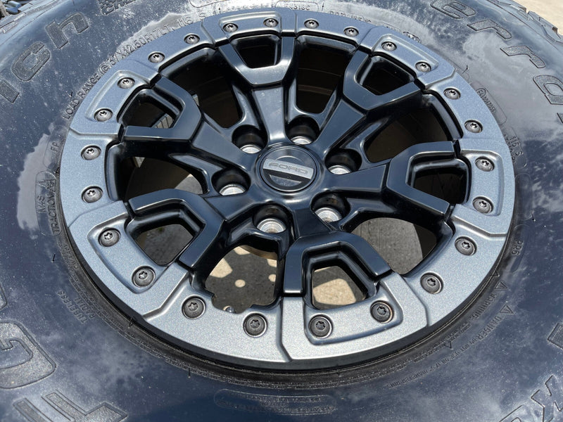 17" Ford F-150 Raptor Bronco R OEM BEADLOCK 51222 rims wheels 37" 2024 2025 NEW Texas Truck Tire