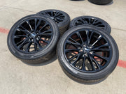 20" Cadillac XT4 OEM black wheels rims 2023 2024 2025 2026 NEW Texas Truck Tire