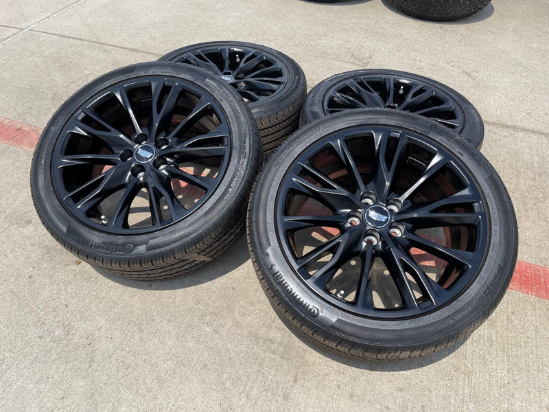 20" Cadillac XT4 OEM black wheels rims 2023 2024 2025 2026 NEW Texas Truck Tire
