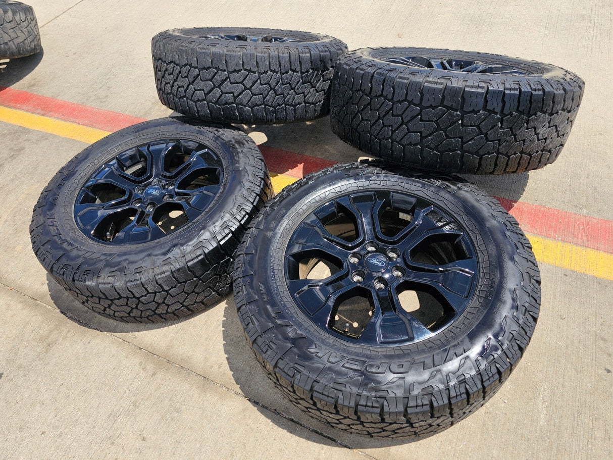 20" Ford F-150 PLATINUM OEM rim wheel 10348 Expedition FALKEN A/T4 35" Texas Truck Tire
