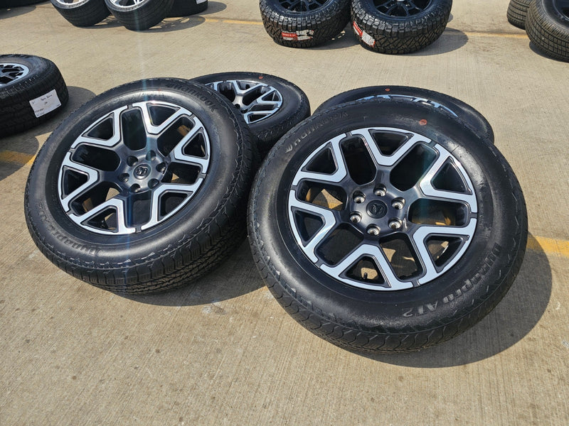 20" Dodge Ram 1500 OEM 94059 Laramie wheels rims 68583860AA 2024 2025 2026 NEW Texas Truck Tire