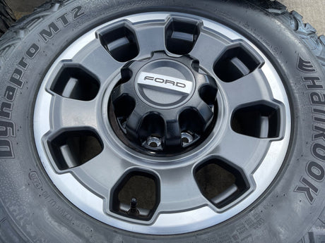 18" Ford F-250 F-350 OEM TREMOR rims wheels 10482 HANKOOK DYNAPRO M/T2 Texas Truck Tire
