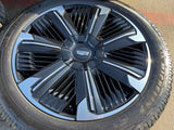 24" Cadillac Escalade IQ DEEP SPACE EV OEM wheels rims Hummer 2500 2025 2026 NEW Texas Truck Tire