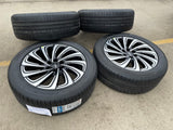 22" Lincoln Navigator OEM 10666 rims wheels BLACK LABEL 2025 2026 KUHMO NEW Texas Truck Tire