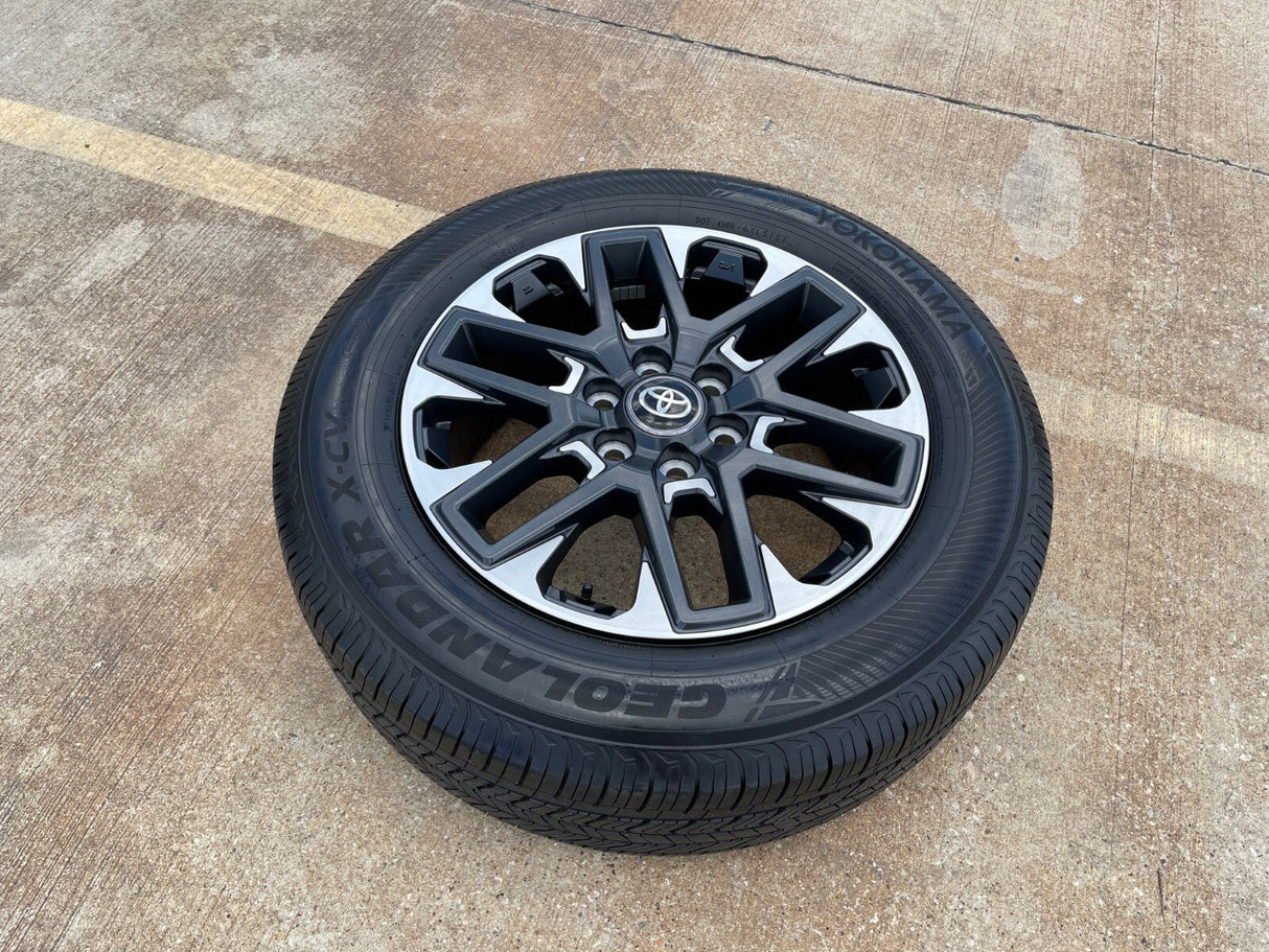 20" Toyota Tundra TRD OEM wheel rim TSS 75276 95295 Sequoia 2024 2025 spare NEW Texas Truck Tire
