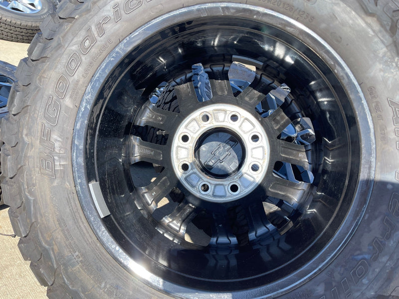 20" Chevy Silverado Trail Boss GMC AT4 2500 OEM 94030 wheels rims BFG KO3 Texas Truck Tire