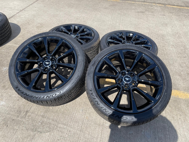19" Ford Mustang Stealth GT OEM wheels rims 3863 tires CONTINENTAL Texas Truck Tire
