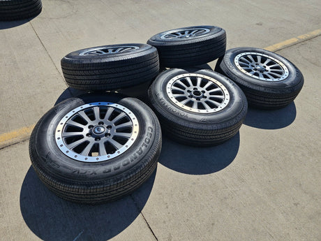 (5) 18" INEOS Grenadier OEM wheels rims tires beadlock 2023 2024 2025 2026 NEW Texas Truck Tire