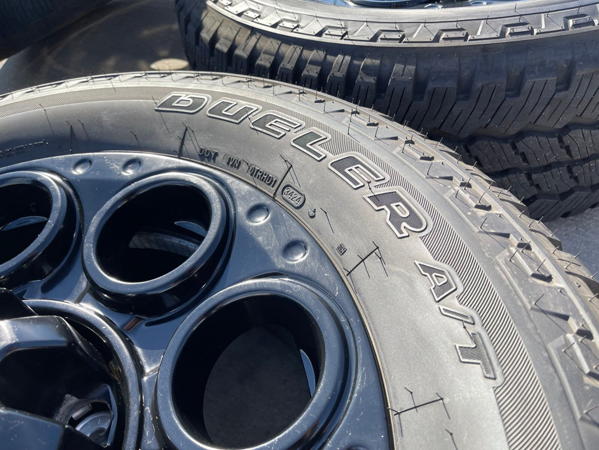 20" Ford F-250 F-350 OEM black TREMOR 10299 10484 wheels rims 2023 2024 2025 NEW Texas Truck Tire