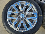 22" GMC Yukon Chevy Tahoe Escalade OEM chrome 95513 wheels rims tires NEW Texas Truck Tire